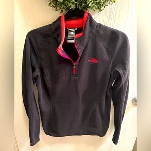 The north face fleece quarter zip pullover